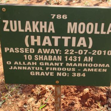 MOOLLA Zulakha -2010