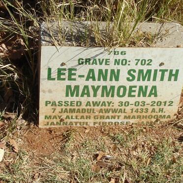 MAYMOENA Lee-Ann Smith -2012