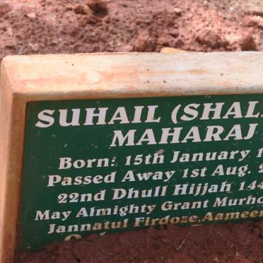 MAHARAJ Suhail 1981-2021