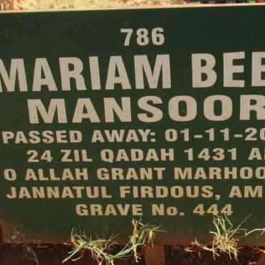 MANSOOR Mariam Bebe -2010