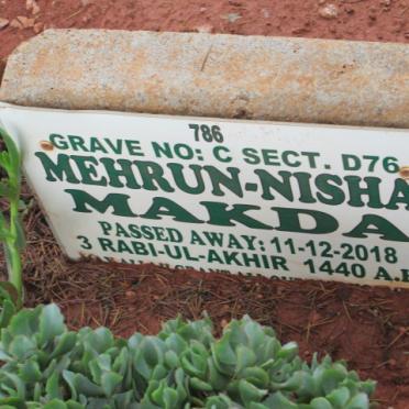 MAKDA Mehrun-Nisha -2018