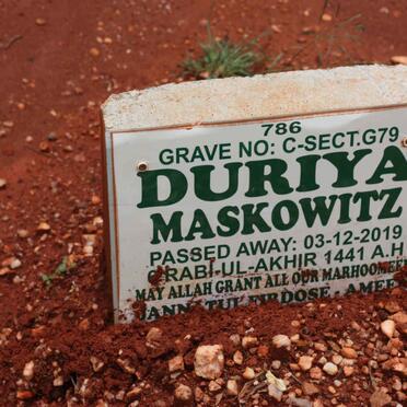 MASKOWITZ Duriya -2019