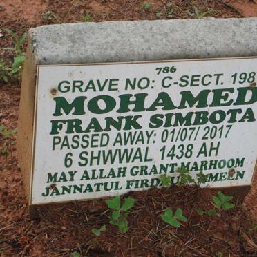 MOHAMED Frank Simbota -2017