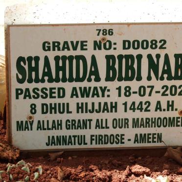 NABI Shahida Bibi -2021
