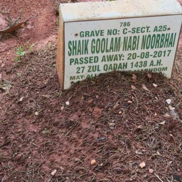 NOORBHAI Shaik Goolam Nabi -2017