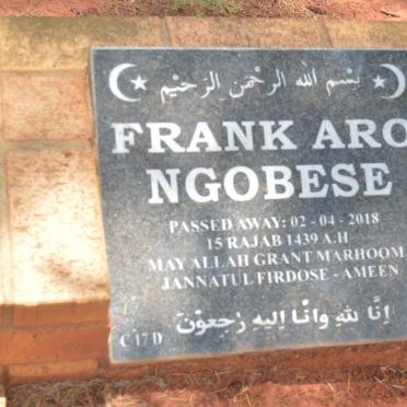 NGOBESE Frank Aro -2018