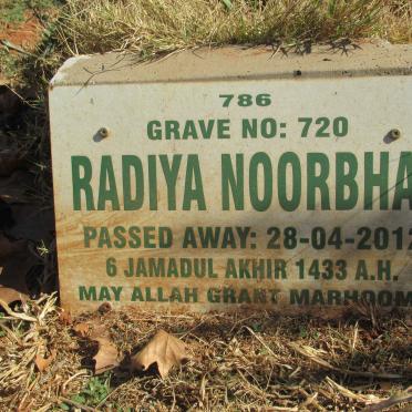 NOORBHAI Radiya -2012