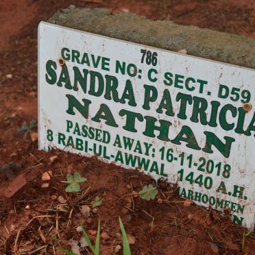 NATHAN Sandra Patricia -2018