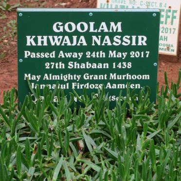 NASSIR Goolam Khwaja -2017