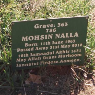 NALLA Mohsin 1963-2010