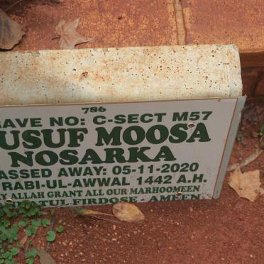 NOSARKA Yusuf Moosa -2020