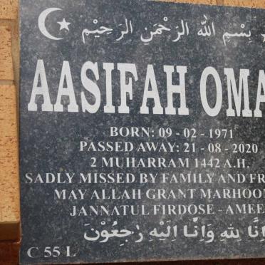 OMAR Aasifah 1971-2020