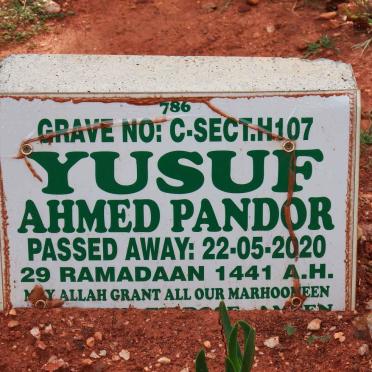 PANDOR Yusuf Ahmed -2020