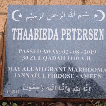 PETERSEN Thaabieda -2019