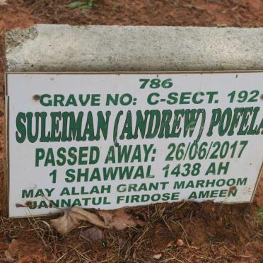 POFELA Suleiman -2017