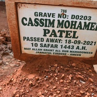 PATEL Cassim Mohamed -2021