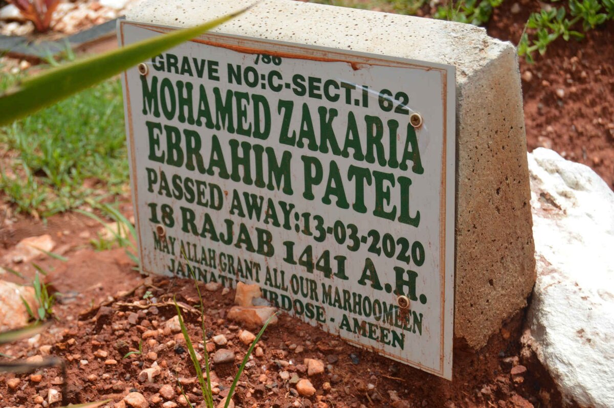 PATEL Mohamed Zakaria Ebrahim -2020