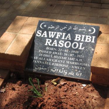 RASOOL Sawfia Bibi 1940-2021