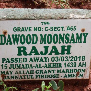 RAJAH Dawood Moonsamy -2018