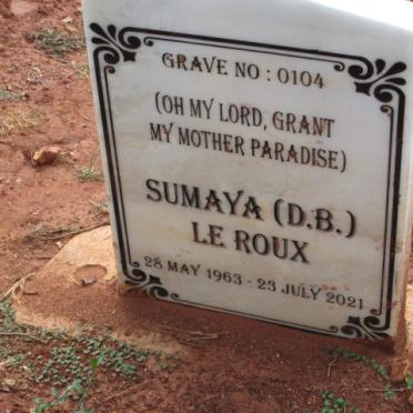 ROUX D.B., le 1963-2021