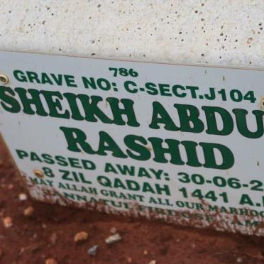 RASHID Sheikh Abdul -2020