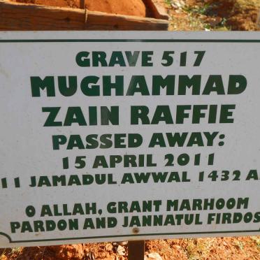 RAFFIE Mughammad Zain -2011