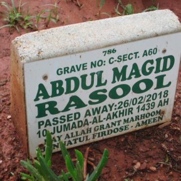RASOOL Abdul Magid -2018
