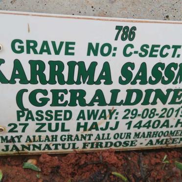 SASSMAN Karrima -2019