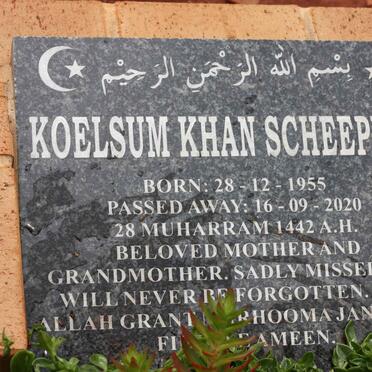 SCHEEPERS Koelsum Khan 1955-2020