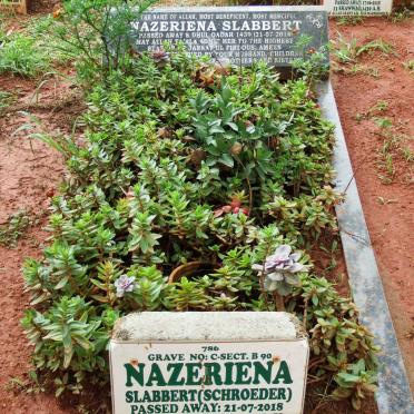 SLABBERT Nazeriena nee SCHROEDER 1959-2018