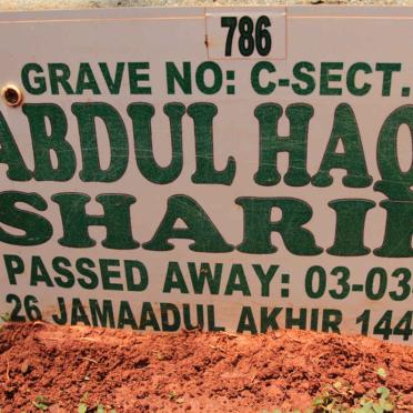 SHARIFF Abdul Haque -2019