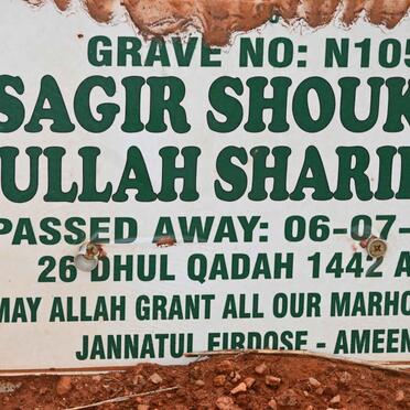 SHARIEFF Sagir Shoukat Ullah -2021