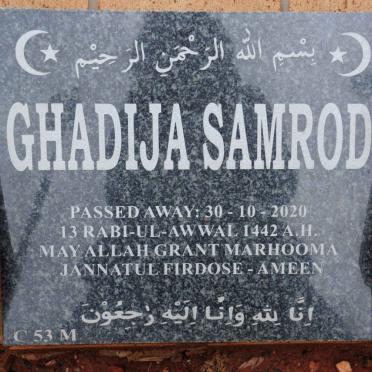 SAMROD Ghadija -2020