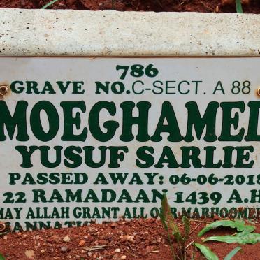 SARLIE Moeghamed Yusuf -2018