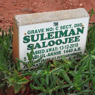 SALOOJEE Suleiman -2018