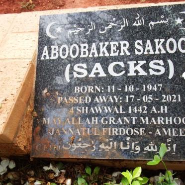 SAKOOR Aboobaker 1947-2021