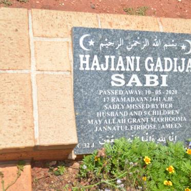 SABI Hajiani Gadija -2020