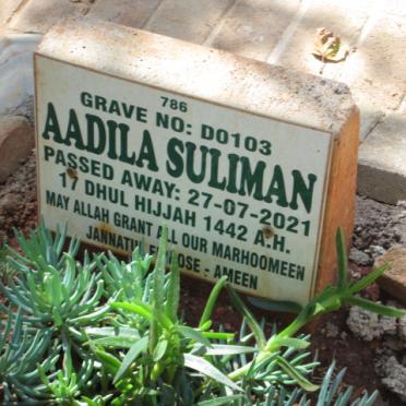 SULIMAN Aadila -2021