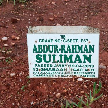 SULIMAN Abdur-Rahman -2019