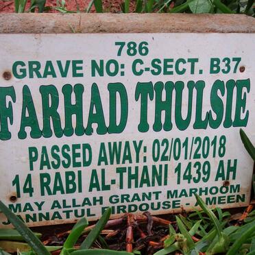 THULSIE Farhad -2018