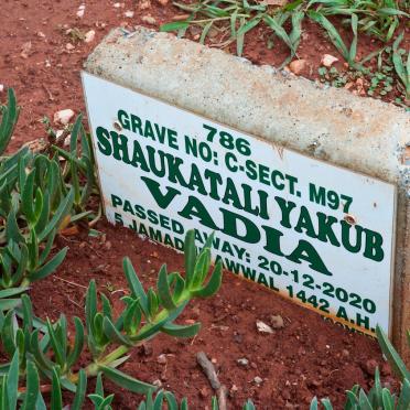 VADIA Shaukatali Yakub -2020
