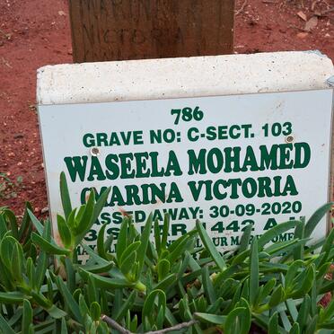 VICTORIA Waseela Mohamed Marina -2020