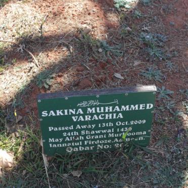 VARACHIA Sakina Muhammed -2009