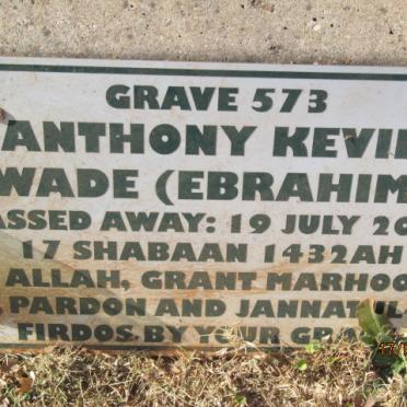 WADE Anthony Kevin -2011