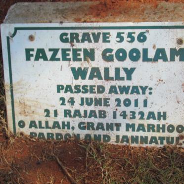 WALLY Fazeen Goolam -2011