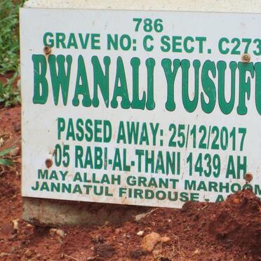 YUSUFU Bwanali -2017