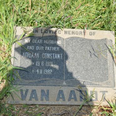 AARDT Adriaan Constant, van 1931-1982