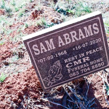 ABRAMS Sam 1968-2020