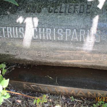 ACKERMANN Petrus Chrisparus H.C. 1919-1965