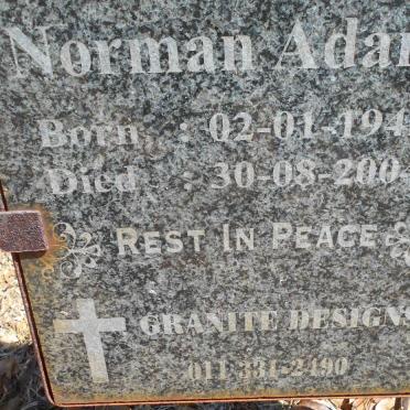 ADAMS Norman 1942-2004